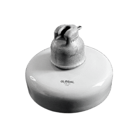 AISLADORES SUSPENSION ANCLAJE PORCELANA